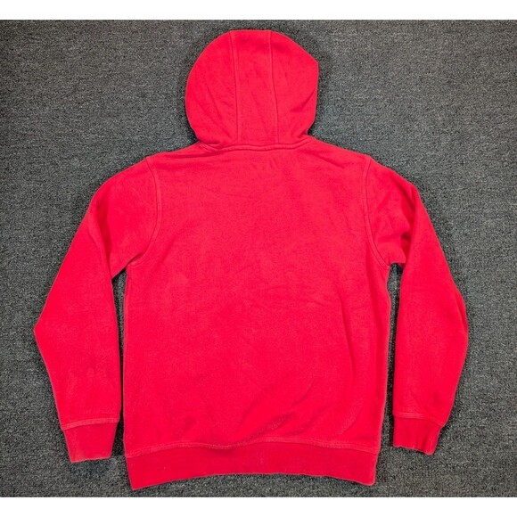 Vintage Nike Center Check Swoosh Mens XL Hoodie Red Sweater Sweatshirt Y2K - Picture 3 of 7